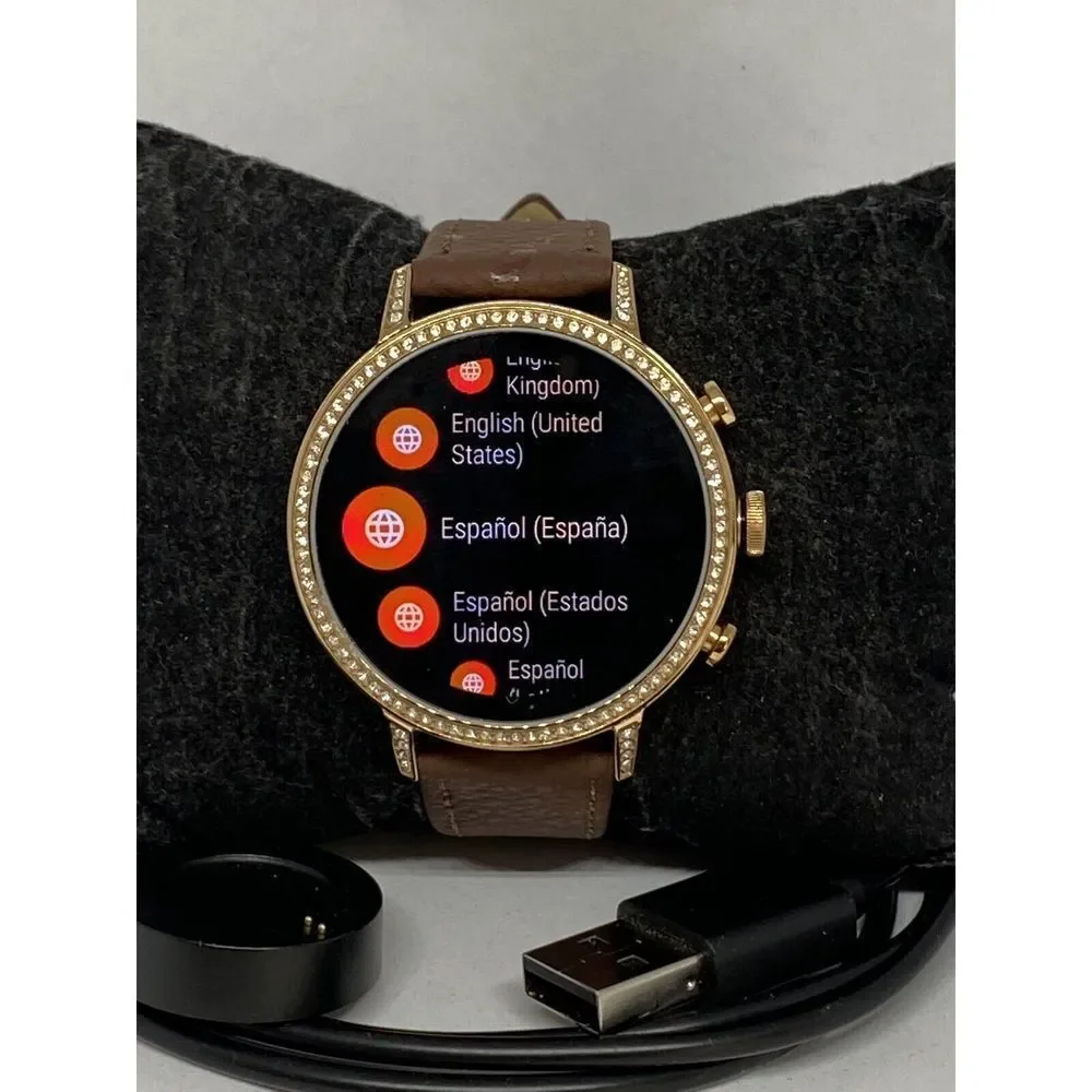 Fossil Gen 4 Authentic Digital Dial Smart Watch Custom Band FTW6015 LT307